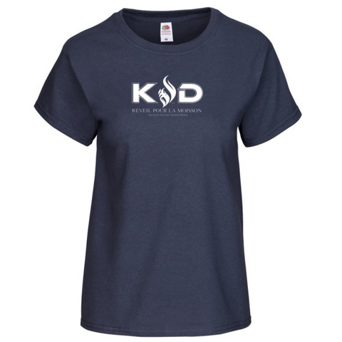 T-shirt femme manches courtes avec logo Réveil pour la moisson T-shirt femme manches courtes avec logo Réveil pour la moisson