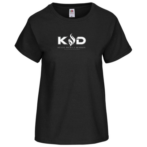 T-shirt femme manches courtes avec logo Réveil pour la moisson T-shirt femme manches courtes avec logo Réveil pour la moisson